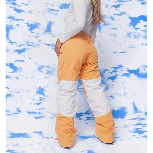 ROXY CHLOE KIM WOMEN'S LARGE / WOODROSE TECHNICAL SKI SNOWBOARD WINTER PANTS - Picture 4 of 10